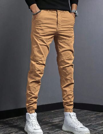 Pantaloni SHEIN, maro