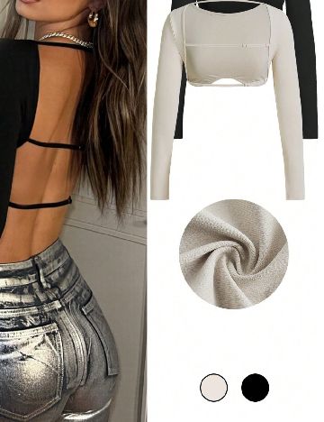 Set topuri 2 bucati SHEIN, mix culori