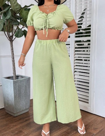 Compleu SHEIN CURVE, verde