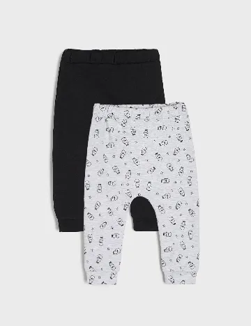 Set pantaloni 2 perechi Sinsay, negru/gri