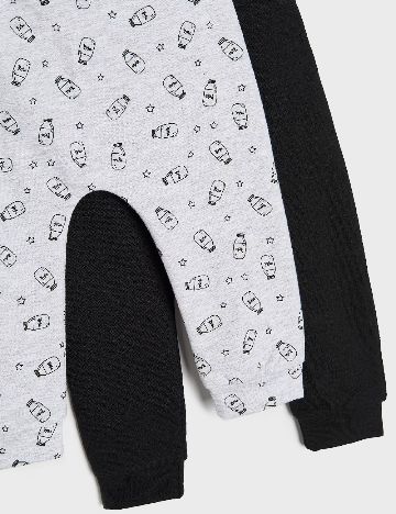 Set pantaloni 2 perechi Sinsay, negru/gri