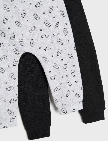 Set pantaloni 2 perechi Sinsay, negru/gri