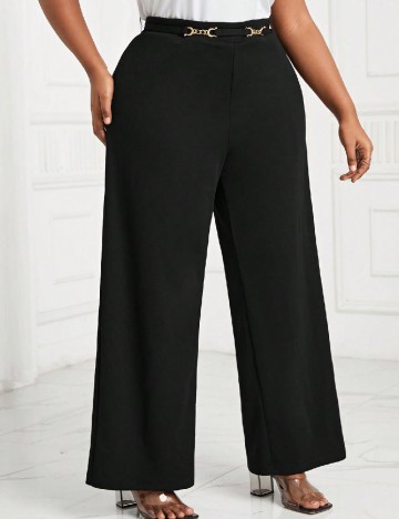 Pantaloni SHEIN CURVE, negru