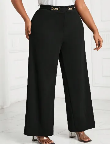 Pantaloni SHEIN CURVE, negru