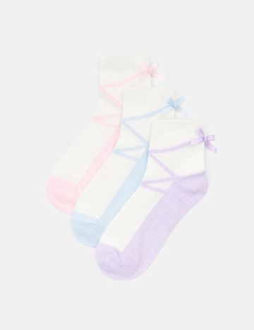 Set sosete 3 perechi Sinsay, alb