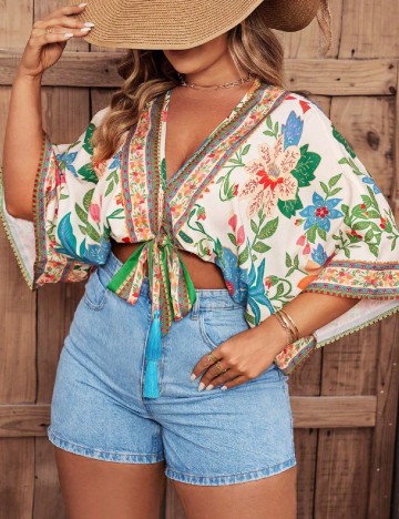 Top SHEIN CURVE, mix culori