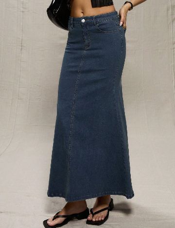 Fusta SHEIN, albastru