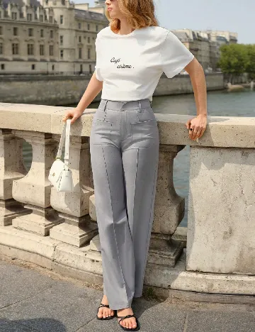 Pantaloni SHEIN, gri