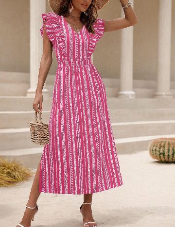 Rochie medie SHEIN, roz