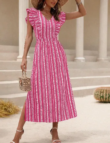 Rochie medie SHEIN, roz