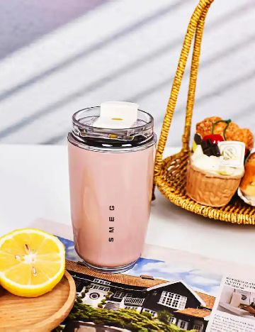 Termos SMEG, roz pudra