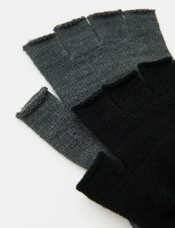 Set manusi 2 perechi Sinsay, negru/gri