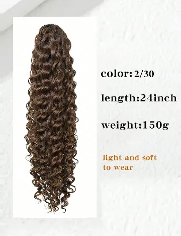 Extensie de par SHEIN, maro