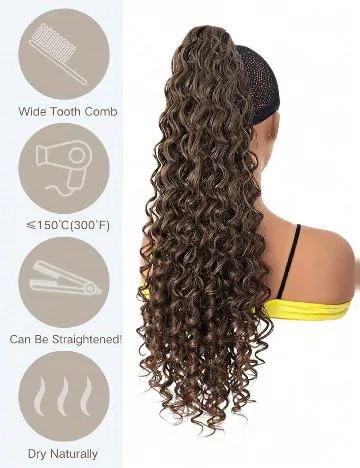 Extensie de par SHEIN, maro