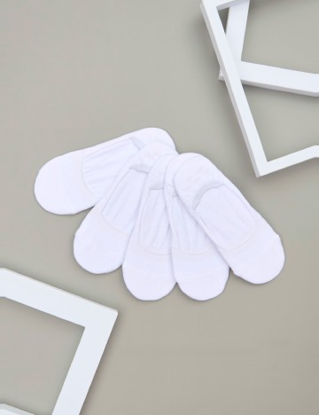 Set sosete 5 perechi Sinsay, alb