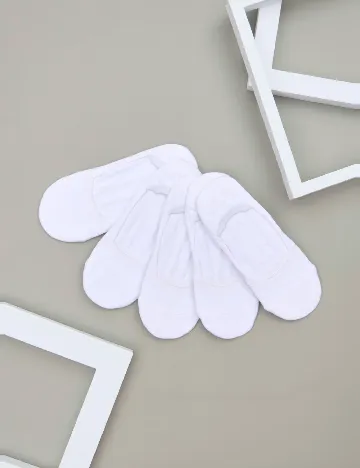 Set sosete 5 perechi Sinsay, alb