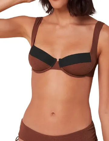 Sutien de baie Triumph, maro