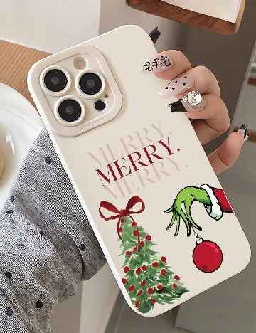 Husa iPhone 17 Pro Max SHEIN, crem