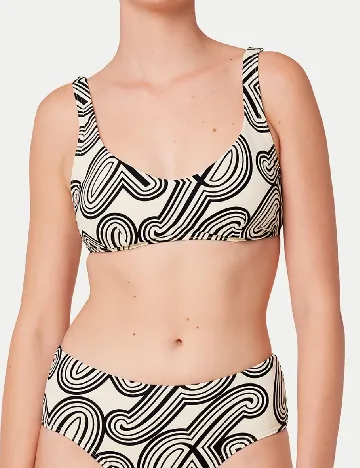 Sutien de baie Triumph, ecru