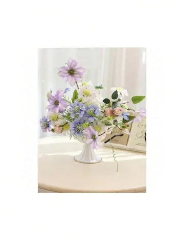 Vaza retro SHEIN, alb