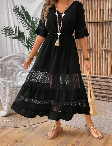 Rochie lunga SHEIN, negru