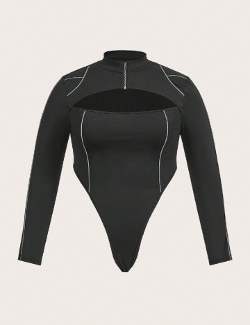 Body SHEIN CURVE, negru