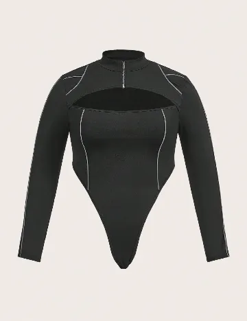 Body SHEIN CURVE, negru