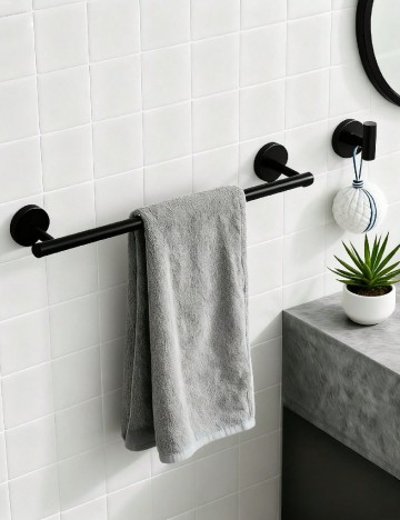 Suport pentru baie SHEIN, negru