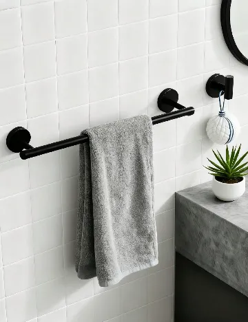 Suport pentru baie SHEIN, negru