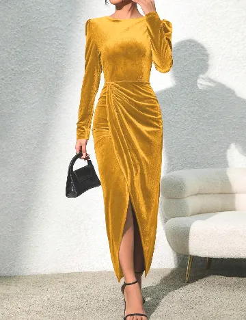 Rochie medie SHEIN, galben