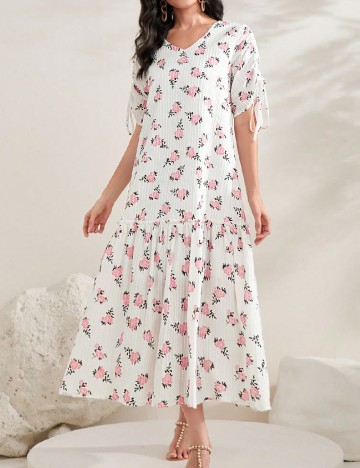 Rochie medie SHEIN, alb