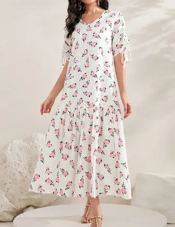 Rochie medie SHEIN, alb