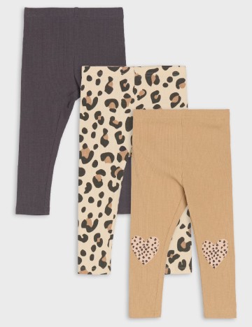 Set colanti 3 perechi Sinsay, mix culori