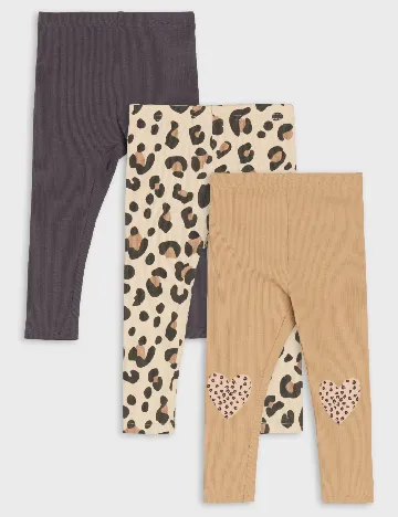 Set colanti 3 perechi Sinsay, mix culori