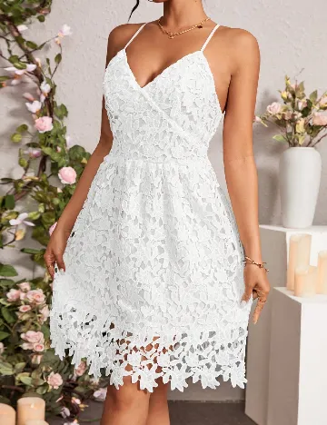 Rochie scurta SHEIN, alb