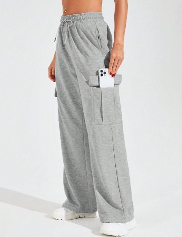 Pantaloni SHEIN, gri