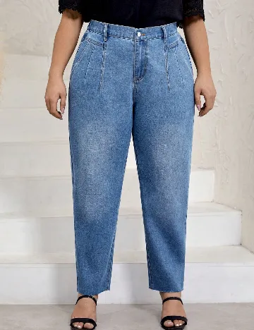 Blugi SHEIN CURVE, albastru