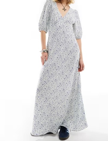 Rochie lunga ASOS, alb