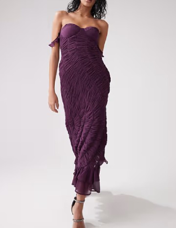 Rochie medie ASOS, mov