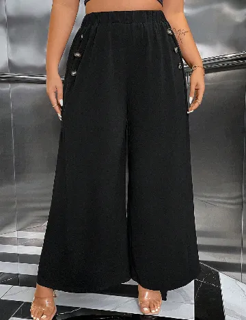 Pantaloni SHEIN CURVE, negru