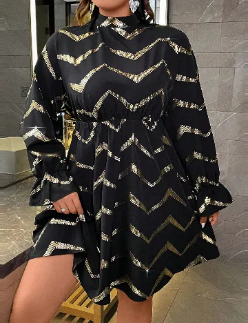 Rochie scurta SHEIN CURVE, negru