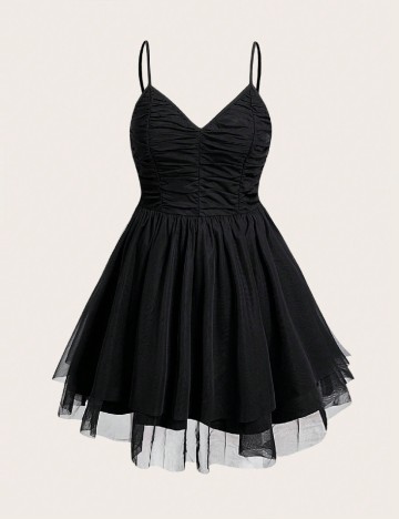 Rochie scurta SHEIN CURVE, negru