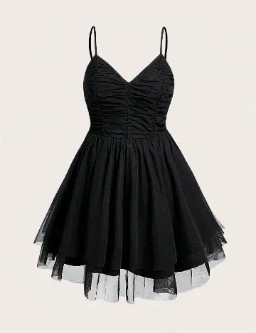 Rochie scurta SHEIN CURVE, negru