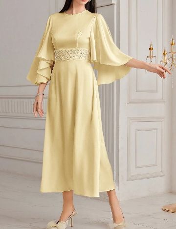 Rochie medie SHEIN, galben