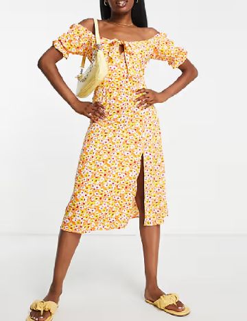 Rochie medie Influence, floral