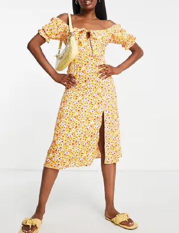 Rochie medie Influence, floral