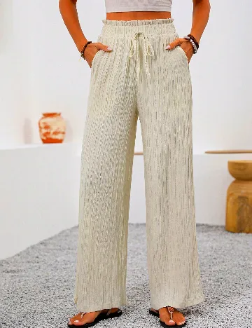 Pantaloni SHEIN, crem