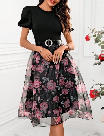 Rochie medie SHEIN, negru