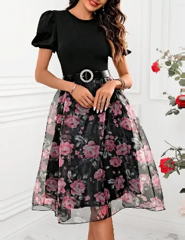 Rochie medie SHEIN, negru