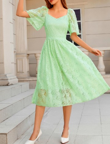 Rochie medie SHEIN, verde
